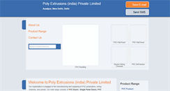 Desktop Screenshot of polyextrusions.com